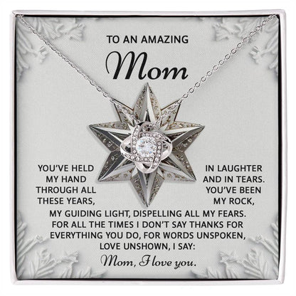 To My Amazing Mom-Love Unshown Necklace