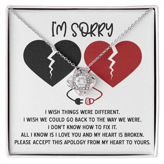 Sorry- My Heart Is Broken Necklace