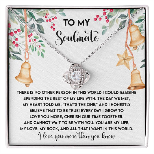 Soulmate-Be With You Love Knot Necklace