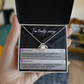 Love Knot Necklace Sorry Away From You
