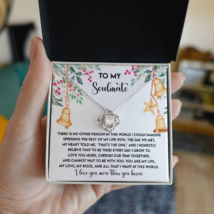 Soulmate-Be With You Love Knot Necklace