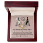 Wife-I'm Finally Home Love Knot Necklace