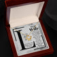 Wife-Love Is Love Knot Necklace