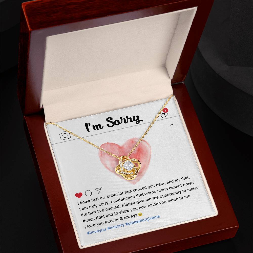 Sorry-Cannot Erase Necklace