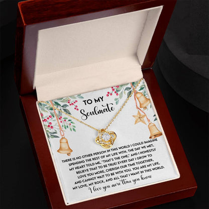 Soulmate-Be With You Love Knot Necklace