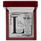 Wife-Love Is Love Knot Necklace
