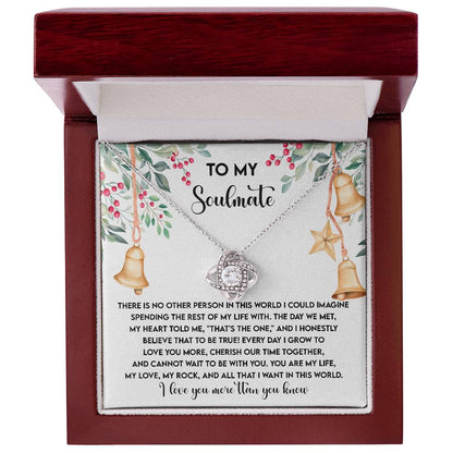 Soulmate-Be With You Love Knot Necklace