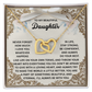 Beautiful & Eternal Daughter Interlocking Necklace - Gift of Love