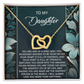 Daughter, You Make Me Happiest Necklace - Heartfelt Gift