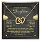 Daughter-Beautiful Reflection Necklace