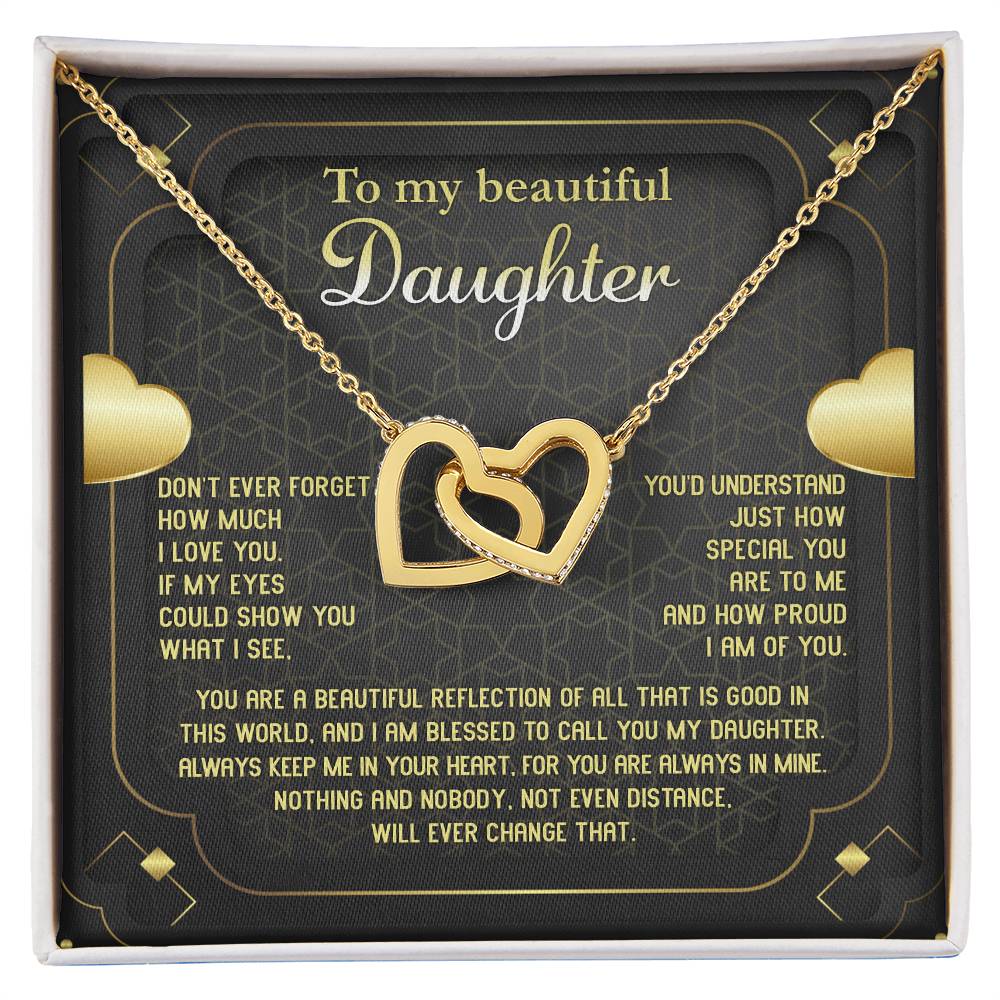 Daughter-Beautiful Reflection Necklace