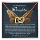 Daughter, Never Feel Alone Necklace - Gift of Support
