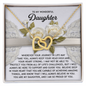 Daughter, Follow Your Heart Necklace - Gift of Guidance