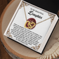 Daughter, My Biggest Fan Interlocking Hearts Necklace - Adoration Gift