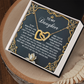 Daughter, Our Love Will Never End Necklace - Gift