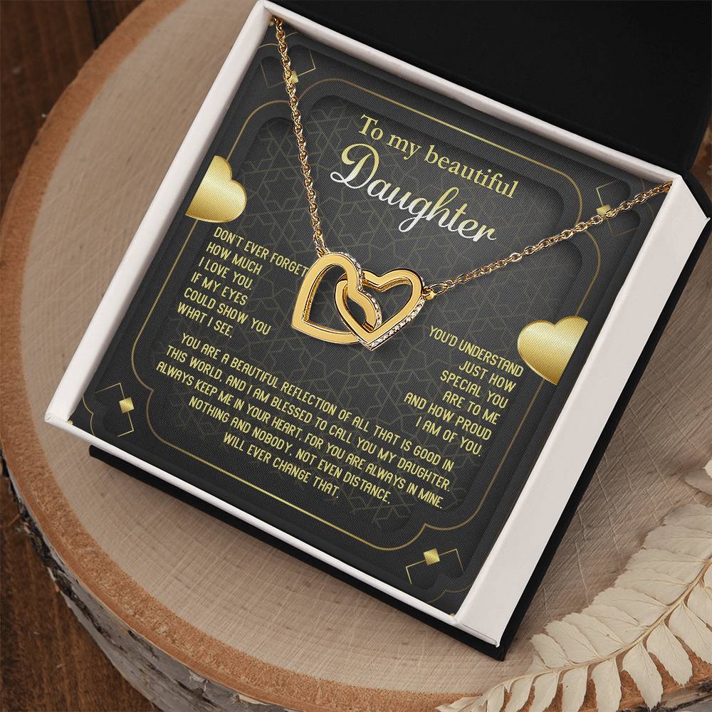 Daughter-Beautiful Reflection Necklace