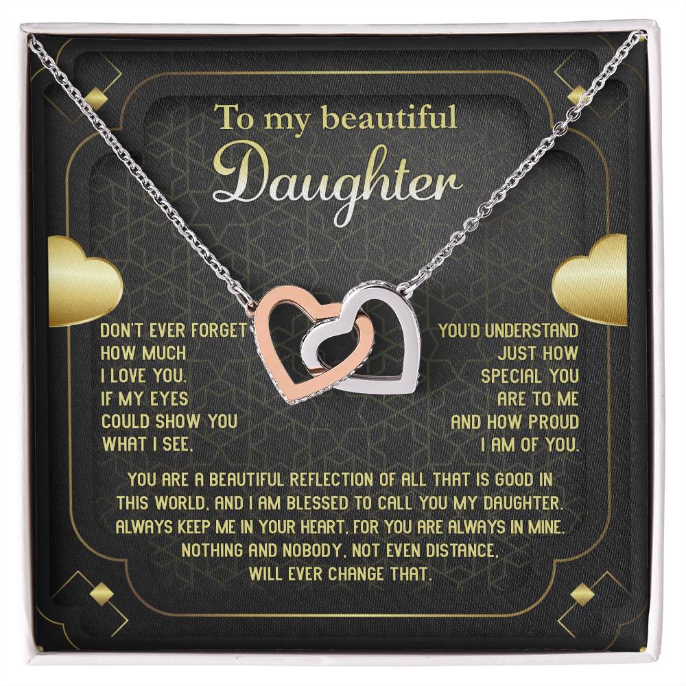 Daughter-Beautiful Reflection Necklace