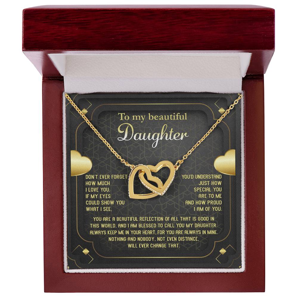 Daughter-Beautiful Reflection Necklace