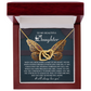 Daughter, Never Feel Alone Necklace - Gift of Support