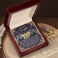 Daughter, Always In My Heart Interlocking Necklace - Love Gift