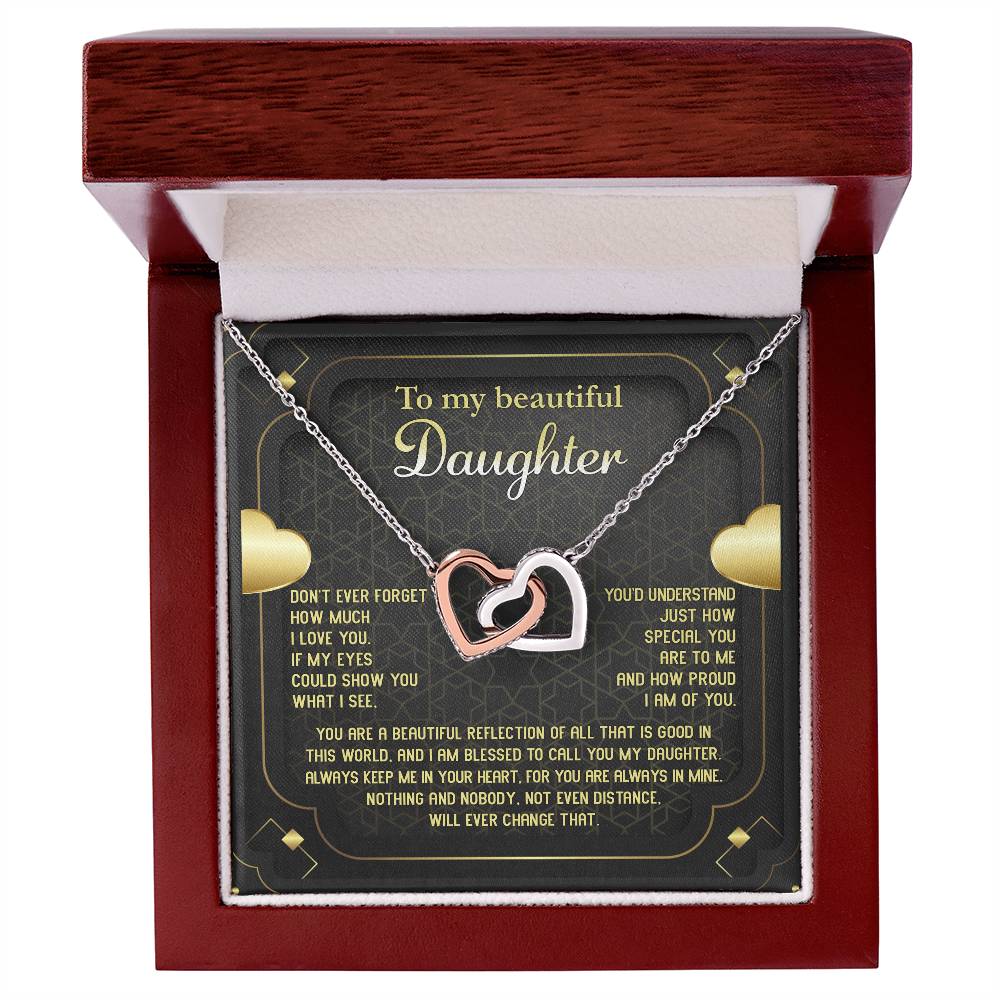 Daughter-Beautiful Reflection Necklace