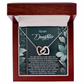 Daughter, You Make Me Happiest Necklace - Heartfelt Gift