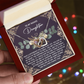 Daughter, Always In My Heart Interlocking Necklace - Love Gift