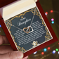 Daughter, Our Love Will Never End Necklace - Gift