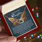 Daughter, Never Feel Alone Necklace - Gift of Support