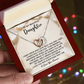 Daughter, Love In Your Eyes Necklace - Gift of Love
