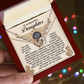 Daughter, You Amaze Me Interlocking Hearts Necklace - Treasured Gift