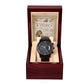 Husband-Great Father-Metal Chronograph Watch