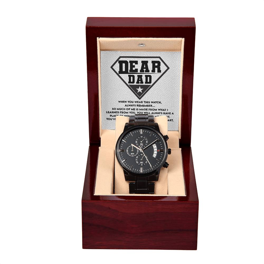 Dad-Been My Hero-Metal Chronograph Watch