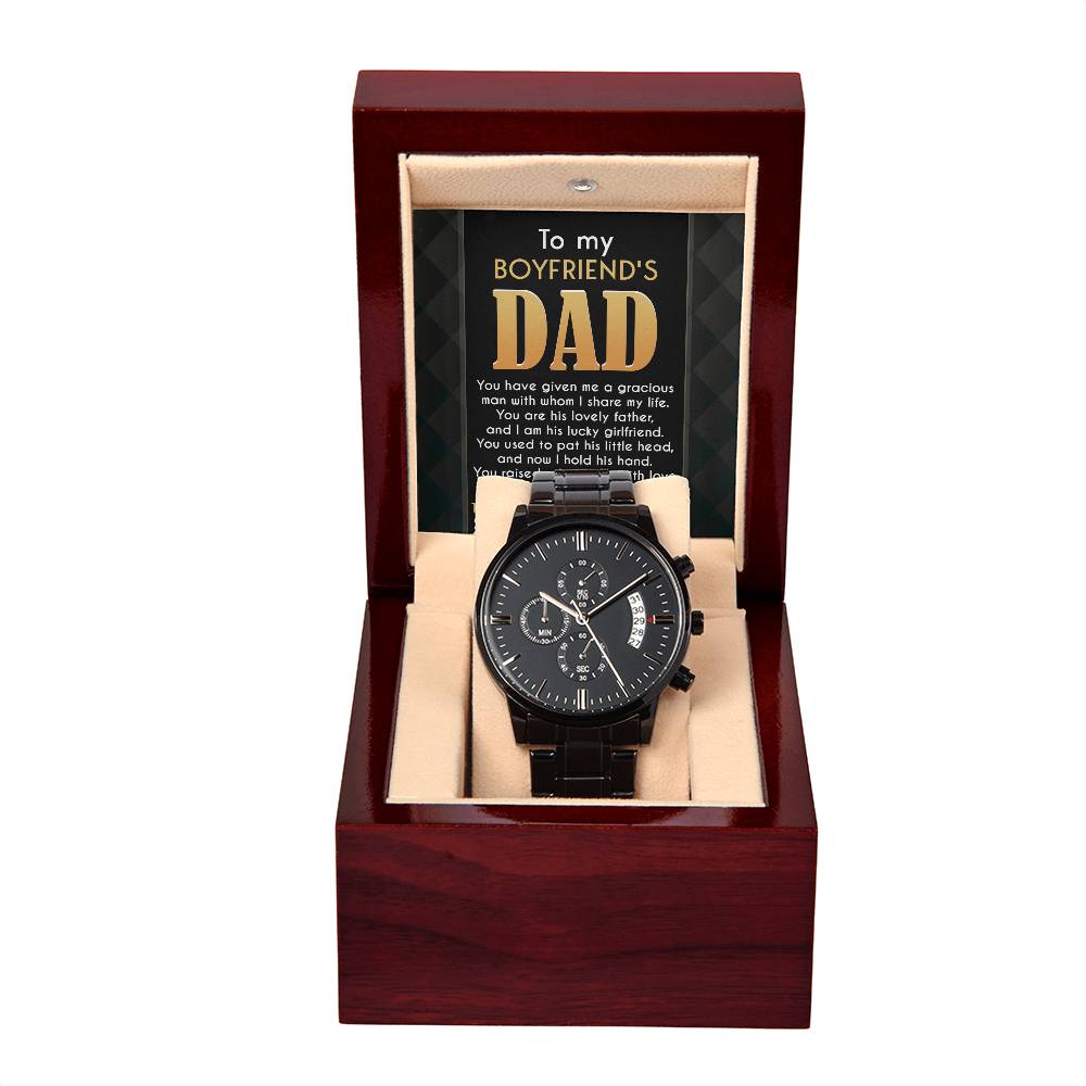 Boyfriend_s Dad-The Man-Metal Chronograph Watch