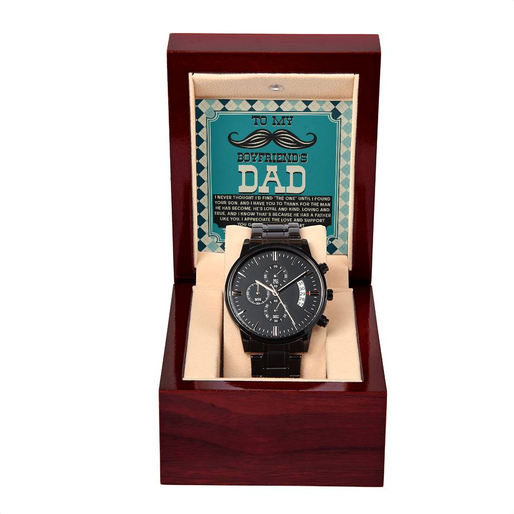 Boyfriend_s Dad-Father Like You-Metal Chronograph Watch