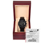 Husband-Power of Love-Metal Chronograph Watch