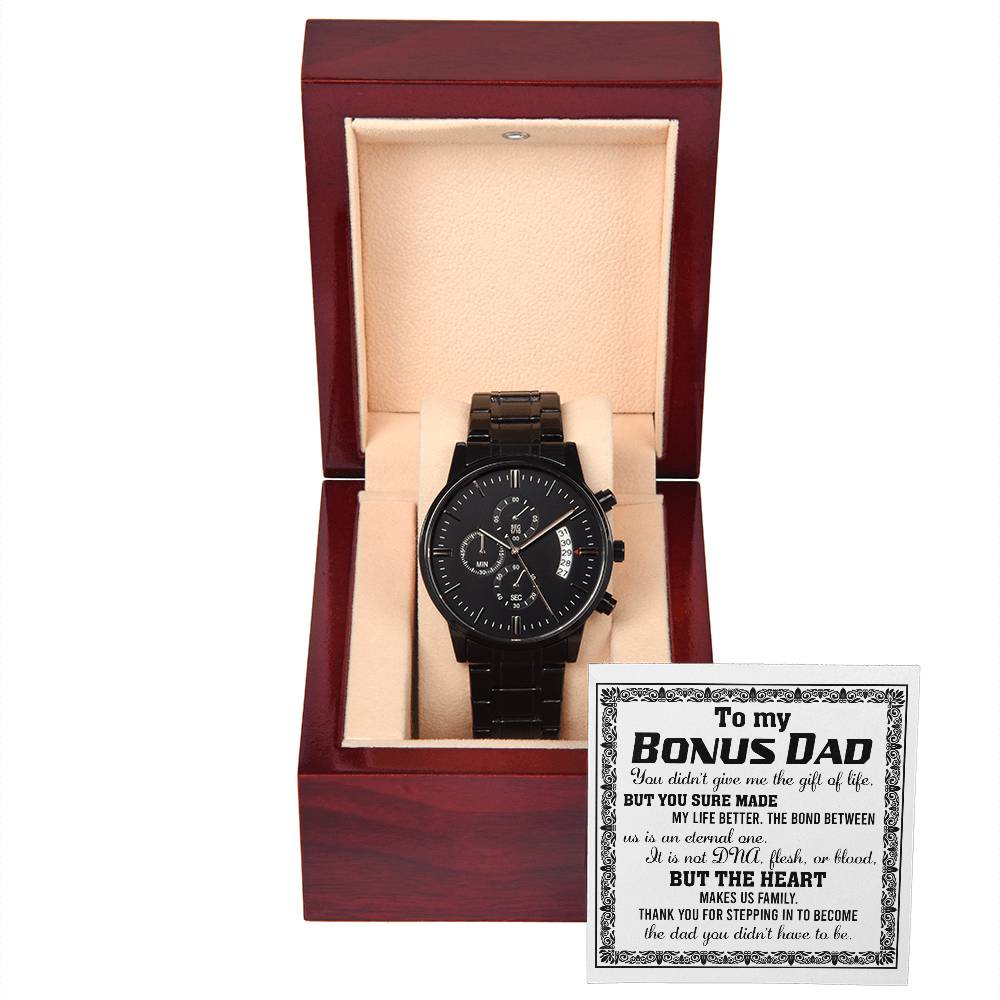 Bonus Dad-Gift Of Life-Metal Chronograph Watch