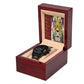 Dad-Respected-Metal Chronograph Watch