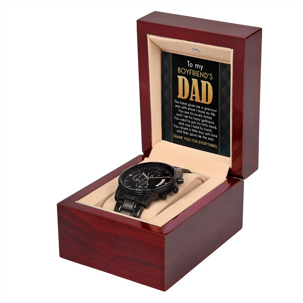 Boyfriend_s Dad-The Man-Metal Chronograph Watch