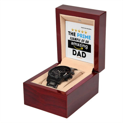 Dad-The Prime Example-Metal Chronograph Watch