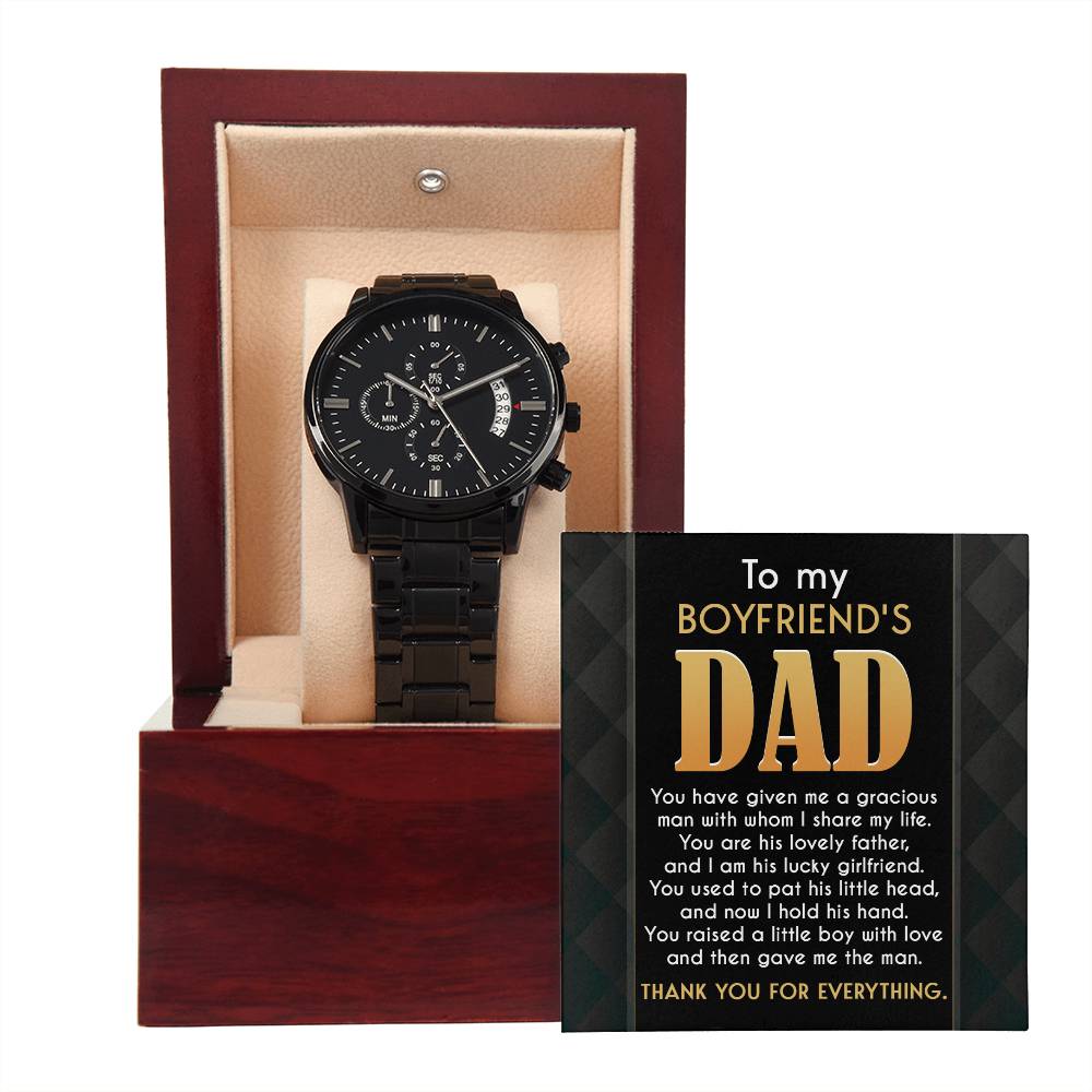 Boyfriend_s Dad-The Man-Metal Chronograph Watch