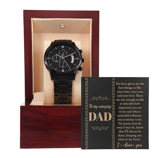 Dad-Your Time-Metal Chronograph