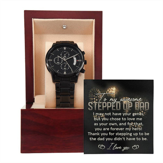 Stepdad-Be The Dad-Metal Chronograph