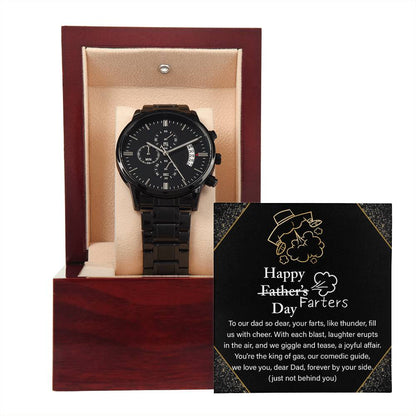 Dad-Farters Day-Metal Chronograph Watch