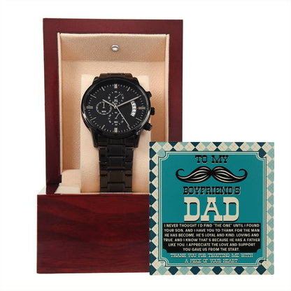 Boyfriend_s Dad-Father Like You-Metal Chronograph Watch