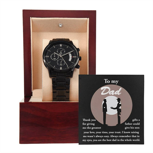 Dad-The Greatest Gifts-Metal Chronograph Watch