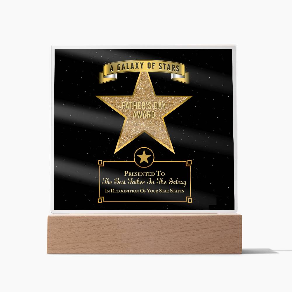 Dad-Galaxy Of Stars-Acrylic Plaque