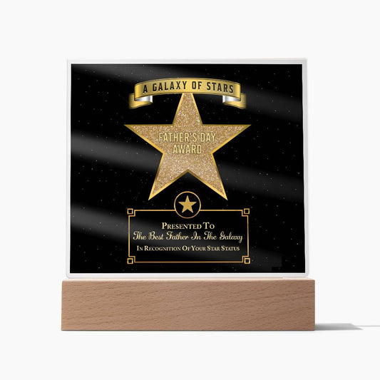 Dad-Galaxy Of Stars-Acrylic Plaque