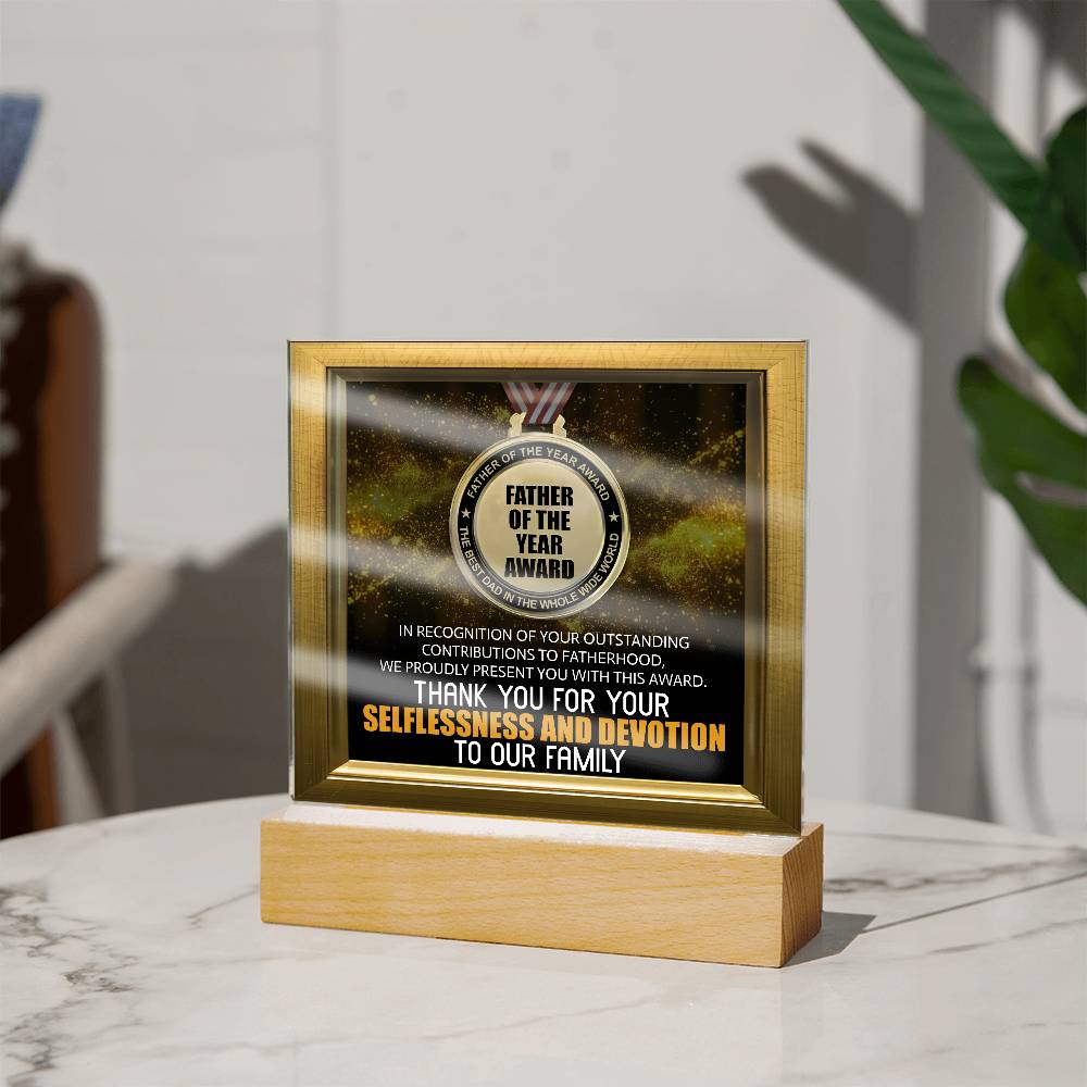 Dad-Of The Year-Acrylic Plaque