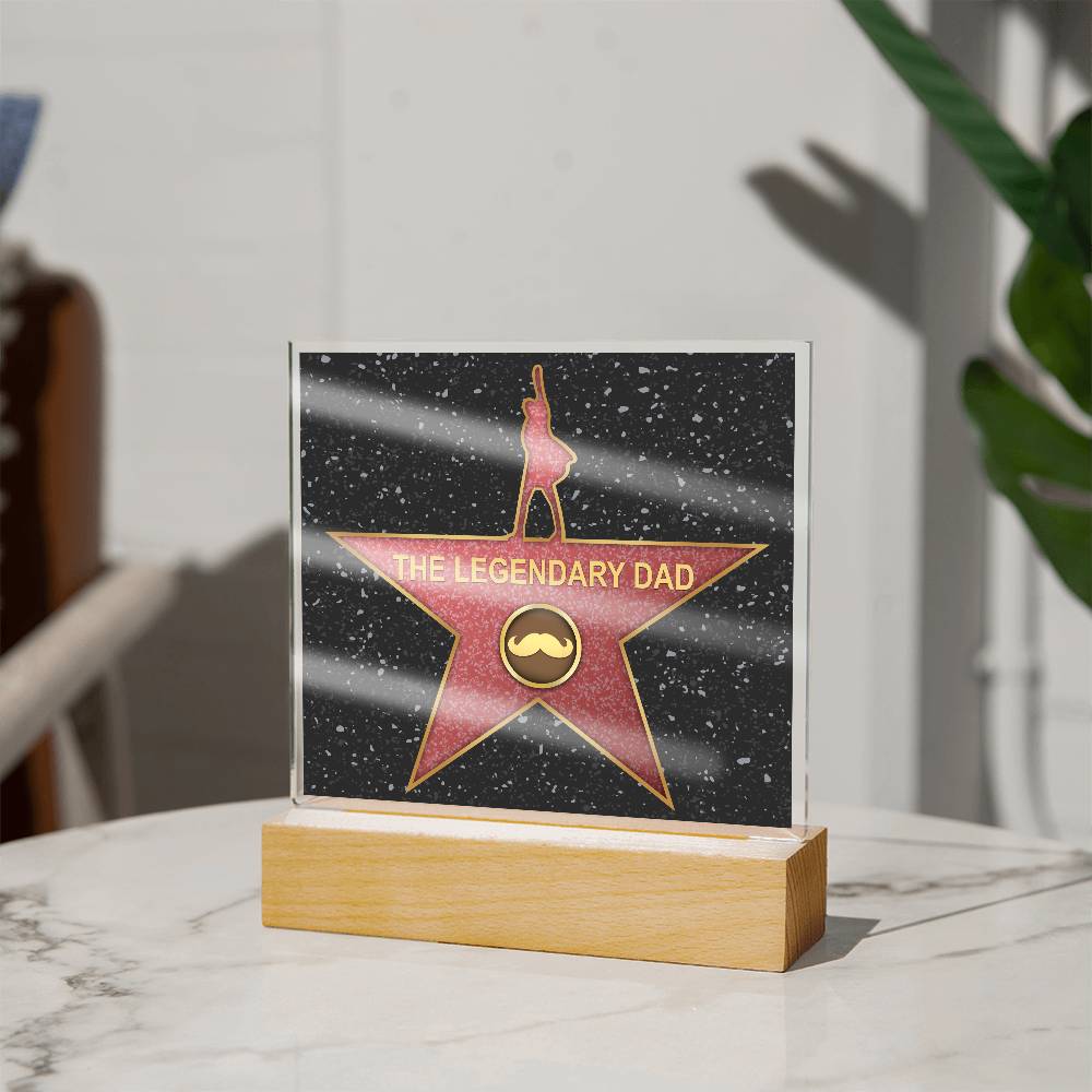 Dad-The Legendary Dad-Acrylic Plaque